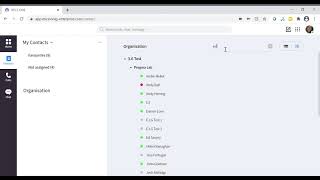 iPECS ONE Desktop - Contacts Overview
