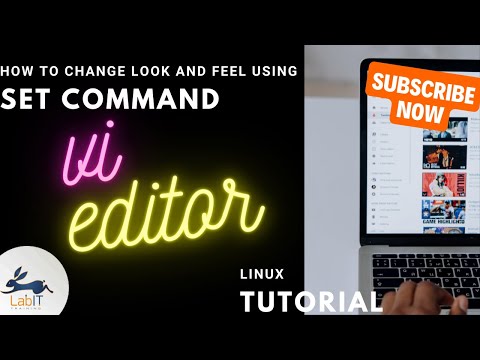 Change the look and feel of vi editor using Set command | vi editor tutorial | Linux tutorial