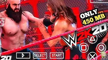 [450 MB] REAL WWE 2K20 PPSSPP ANDROID DOWNLOAD WWE 2K20 PSP MOD | SAMEER GAMING I