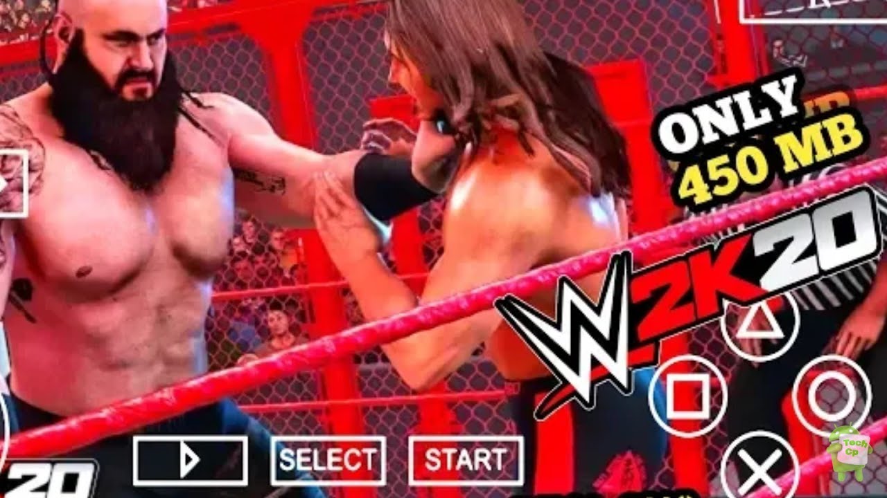 [450 MB] REAL WWE 2K20 PPSSPP ANDROID DOWNLOAD WWE 2K20 PSP MOD | SAMEER GAMING I