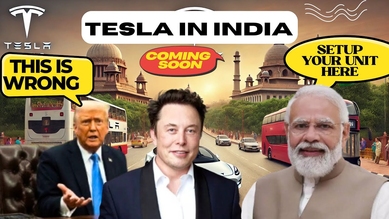 Tesla, Modi & Trump :Tesla in India Finally आखिरकार भारत में एंट्री कर ...