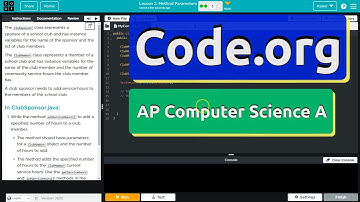 Code.org Lesson 2.3 Method Parameters | Tutorial with Answers | CSA Unit 7