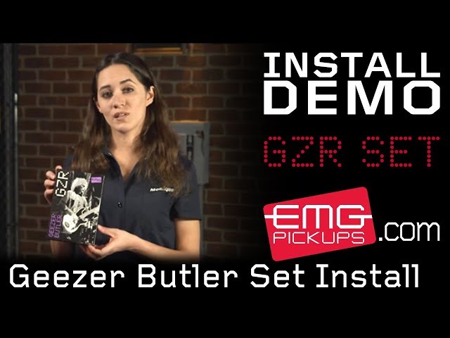 EMG Geezer Butler GZR P Pickup installation - YouTube
