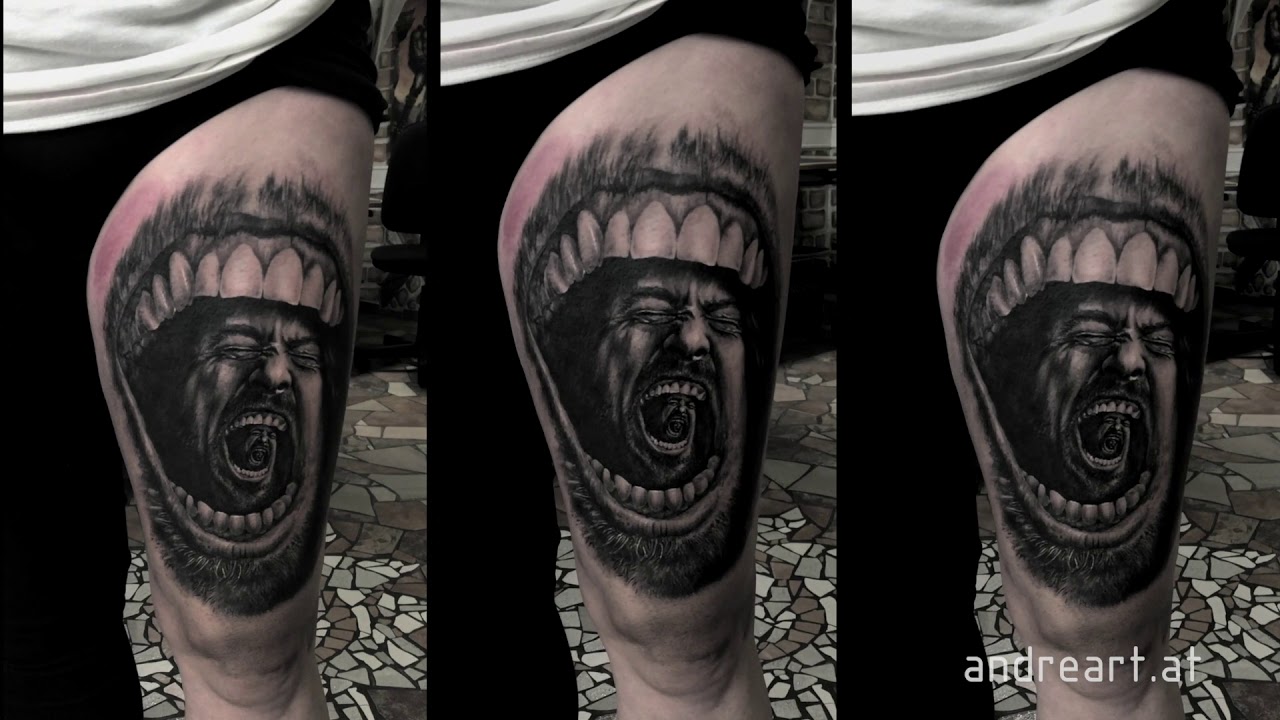 Dave Grohl Feather Tattoo. 
