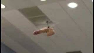 Russian Press Conference Invaded By Flying Dildo