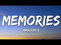 Maroon 5 Memories Lyrics Maroon 5 Memories Lyrics