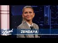Zendaya on family seeing challengers love scenes being a meme  escaping a ticket with tom holland