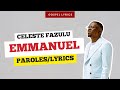 Celeste Fazulu - Emmanuel (Paroles)