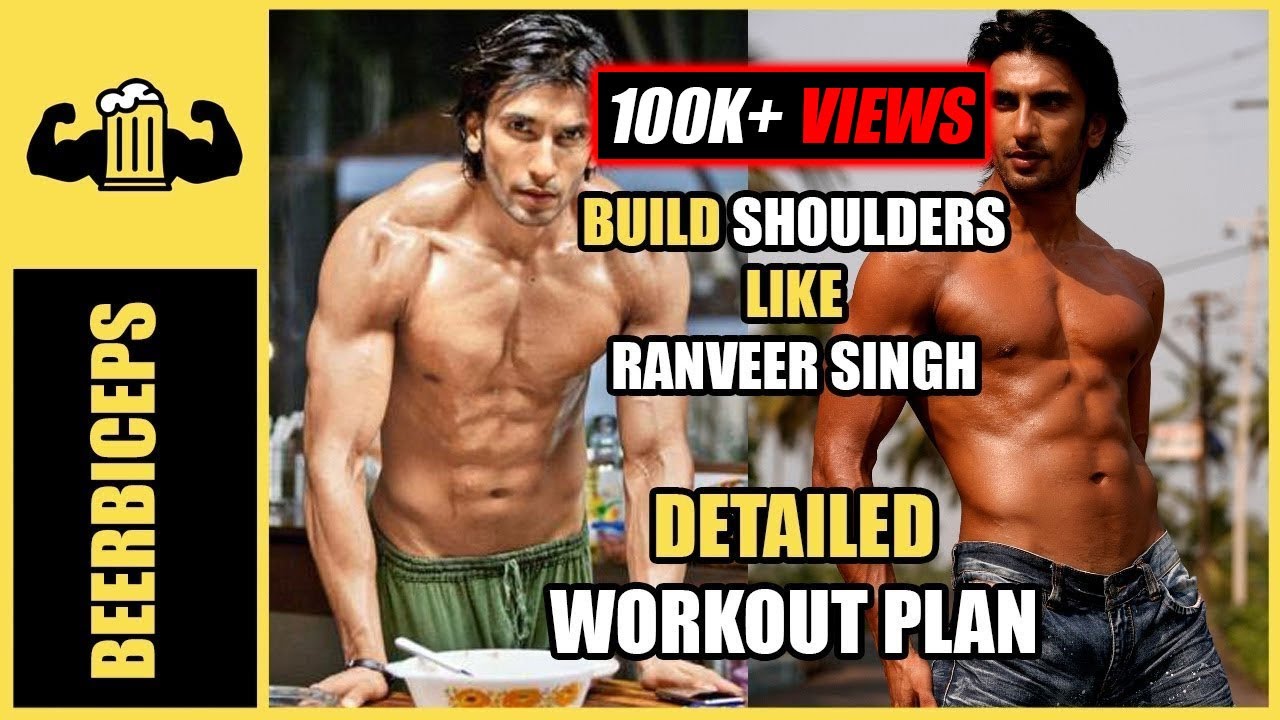 Ranveer Singh Shoulder Workout | BeerBiceps Bollywood Bodies - YouTube