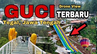 WISATA GUCI TEGAL TERBARU ( JEMBATAN KACA ) || DRONE VIEW  part 1