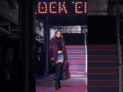 gigihadid perfect catwalk for Tommy Hilfiger ❤️ #gigihadid #tommyhilfiger #runway #hadid