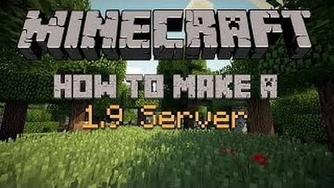 How to make a minecraft 1.9+ server mac