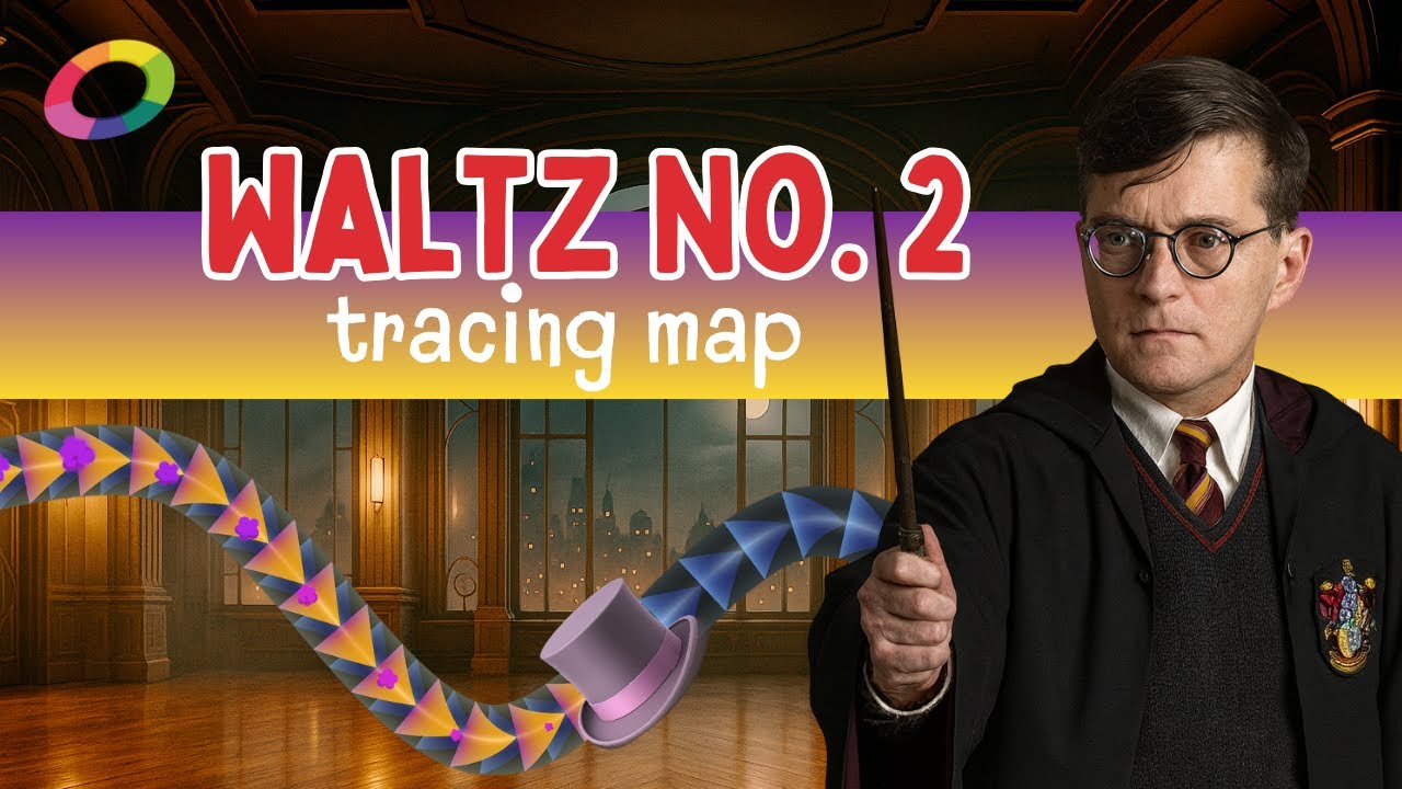 Waltz No. 2 – Shostakovich Tracing Map 🎼 | Epic Orchestral Visual Journey