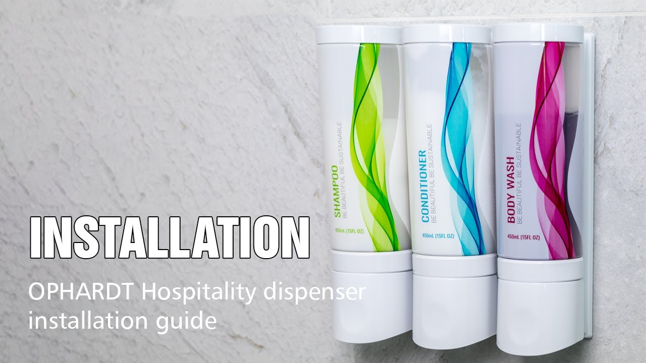 How to install your Hospitality dispenser YouTube