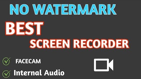 Best Screen Recorder For Android With Internal Audio No Lag Facecam #BestScreenRecorder