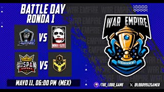 🏆 War Empire: Día 2 - El Cañero 🚀 vs Nova i Elite 💫, War 2 Hispan Esports 🛡️ vs Sky Guardians 🌌