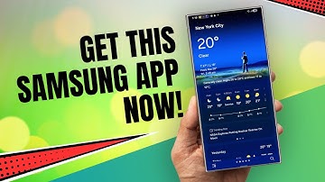 Get the All New  Samsung Weather App on Any Galaxy Phones !