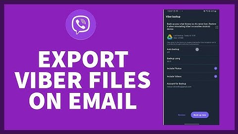 How to Transfer, Backup, and Save Viber Files, Messages, and Chats to Email?