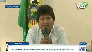 RENUNCIA EVO MORALES PRESIDENTE DE BOLIVIA(1)