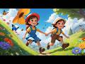 "Jack and Jill Song 🚶‍♂️🚶‍♀️ | Fun Animated Nursery Rhyme for Kids"