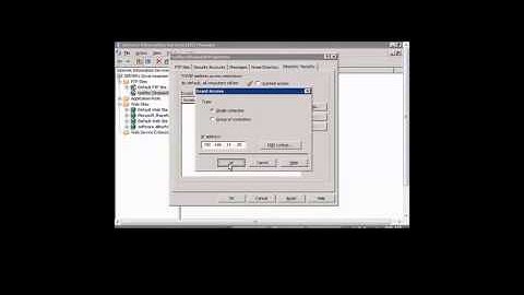 Setup access by IP address to an FTP site in Windows IIS
