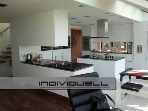 Moderne offene kÃchen zum kommunikativen kochen holz metall design ...