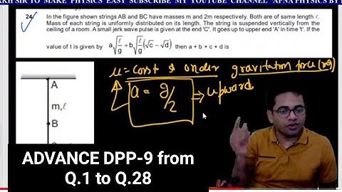 ADVANCE DPP-9 from Q.1 to 28 DISCUSSION BY RKH SIR