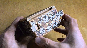 How to open The Japanese secret puzzle box ( 7 step )