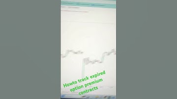 How to track expired option premium contracts #viralvideo#shorts#trading #bankniftyintradaytrading #