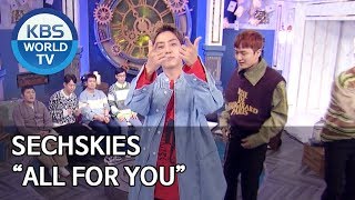 Sechskies singing “All for you” after talking about their fight [Happy Together/2020.02.13]