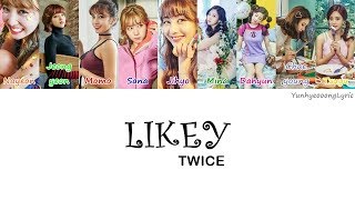 TWICE (트와이스) - Likey (INDO/ROM/HAN) [COLOR CODED LYRICS]