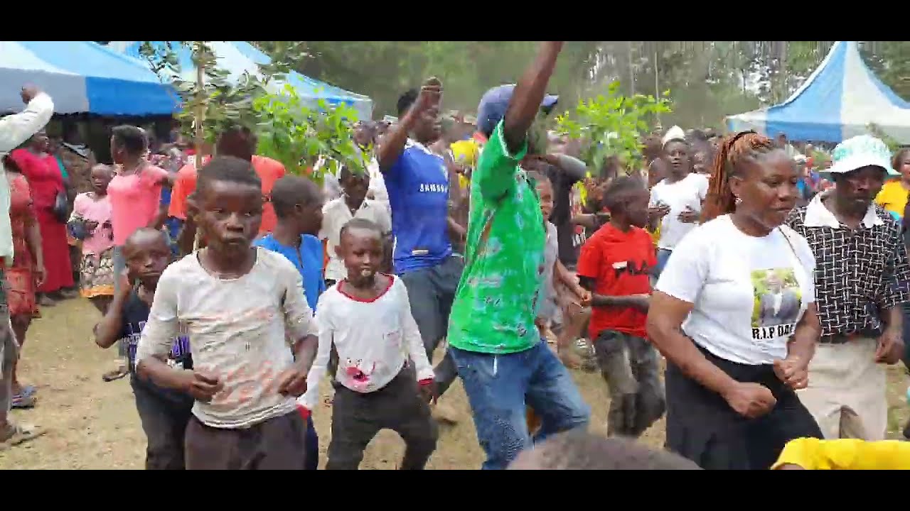 The Luhya Land  Isukuti Dance Culture Is Respected To Say Bye To The Sorrowfull Moment After Burial