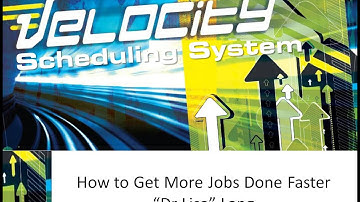 Job Shop Scheduling - How to Get More Jobs Done Faster