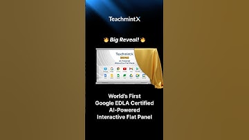 Big Reveal! 🔥 Google EDLA Certified AI Interactive Flat Panel by @Teachmint_IntegratedPlatform