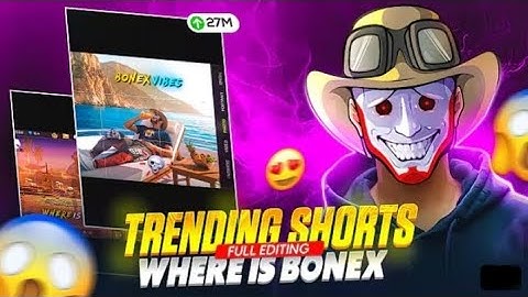Bonex4 Ff New Video Editing Tutorial 🤯Bonex4 ff Edit Like Bonex Ff 🔥Jaisa Edit Kaise Kare☠️