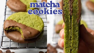 How to make Chewy Matcha Cookies | Easy Recipe