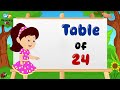 Table Of 24 | Learn Multiplication Table | Table For Kids | Kids Table | E-Learning Studio