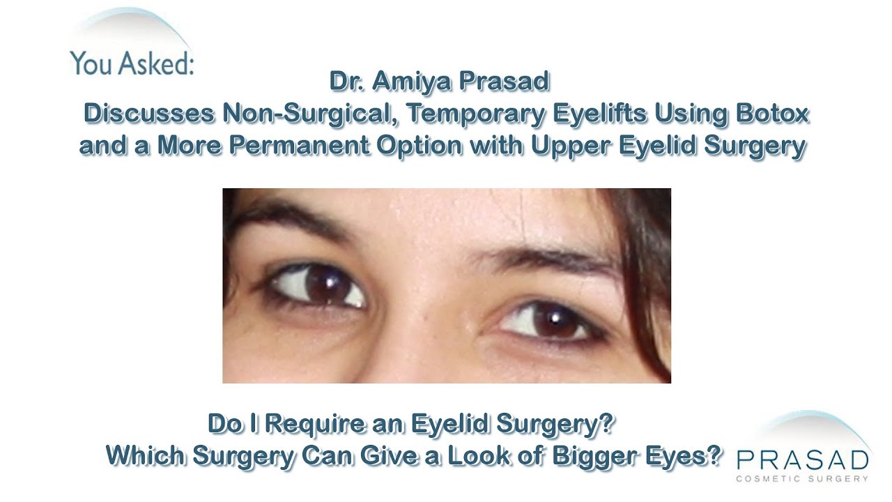 How to Get an Eyelid Lift (Eyelift) with NonSurgical or Surgical
