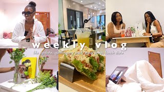 Weekly Vlog | quitting my job, hanging out with friends, meal prep