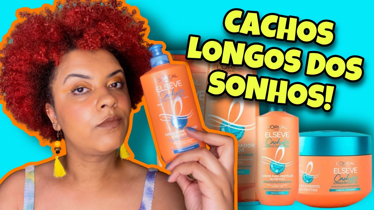 ELSEVE CACHOS LONGOS DOS SONHOS - RESENHA LINHA COMPLETA - *cabelo crespo*