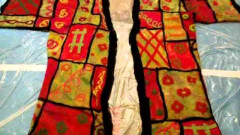 Nuno Felted Kimono part 3  http://felt4uart.blogspot.com