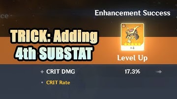 Genshin Artifact TRICK test for Substat Crit Rate Crit Damage 2.6