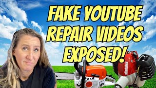 YouTubers BUSTED Making FAKE Small Engine Repair Restoration Videos!