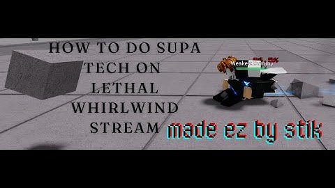 How to do lethal whirlwind to dash (unshiftlock and shiftlock dash variation)