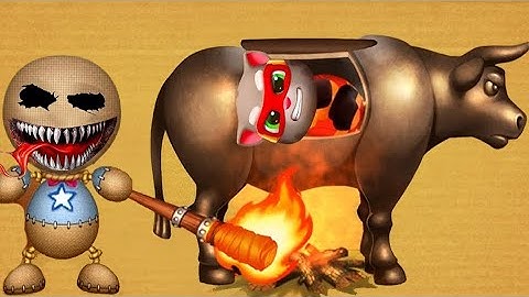 Super Tom Buddy vs Horror Weapons | Kick the Buddy Mod Talking Tom Hero Dash