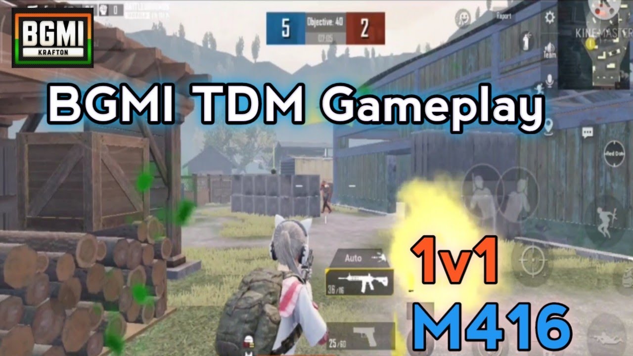 BGMI Tdm Gameplay | 1v1 | M416 - YouTube