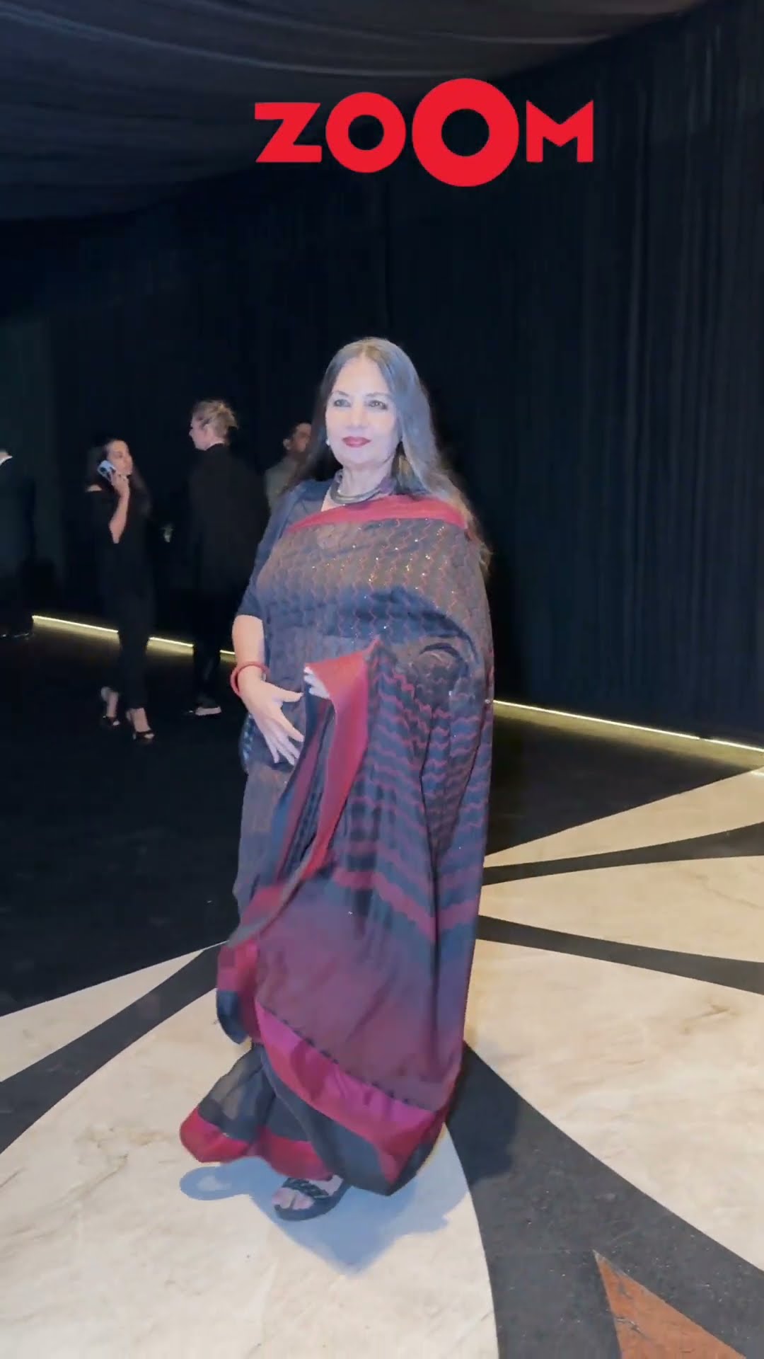 Veteran Actress Shabana Azmi radiates ELEGANCE for Sabyasachi’s 25-Year Milestone! ♥
