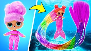 Mengubah Boneka Menjadi Putri Duyung yang Cantik || Kerajinan Rumah Bawah Air yang Berkilauan! by SAM si JELI LINCAH LIVE 2,624 views 1 month ago 32 minutes