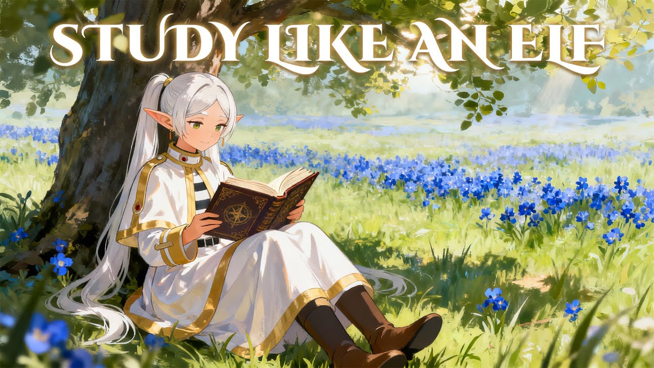 Study with Frieren Relaxing Music for Reading & Focus (Medieval / Celtic Ambience)