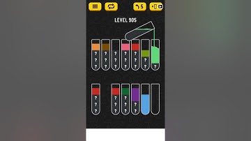 【Water Sort Puzzle】 Level 905